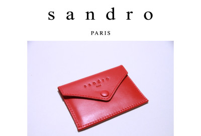 FLANEUR PORTE CARTES CUIR SANDRO